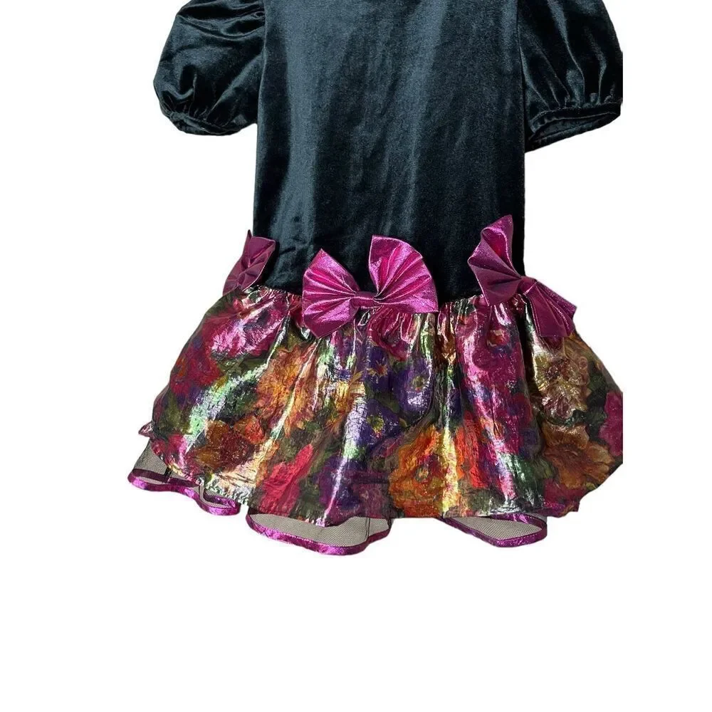 Vintage 80s 90s Bonnie Jean Girls Dress Size‎ 6